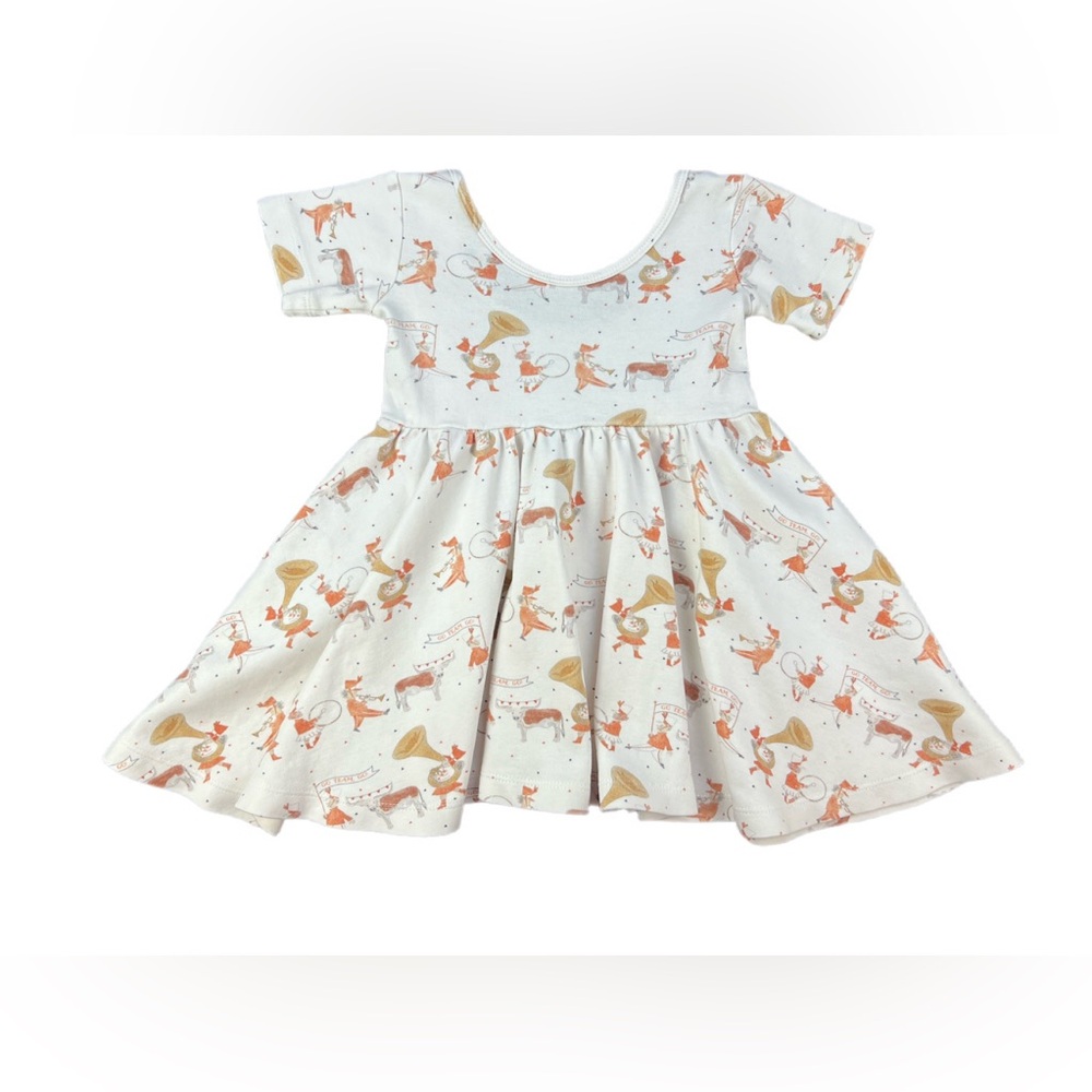 NOLA TAWK  Mascot Mania University of Texas Twirl Dress - 2T